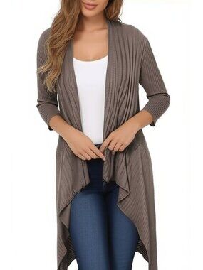 Brand new Cathaya Shimmer Open Front Duster Cardigan - NWT - Small